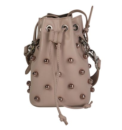 Mon Tresor Studded Bucket Bag, front view